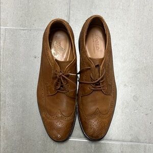 Polo by Ralph Lauren Men's Tan Leather Oxfords